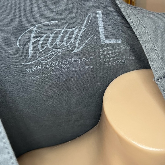 FATAL Clothing Mens Tank Top Rockabilly Pinup Tattoo California Size Large - Picture 5 of 5